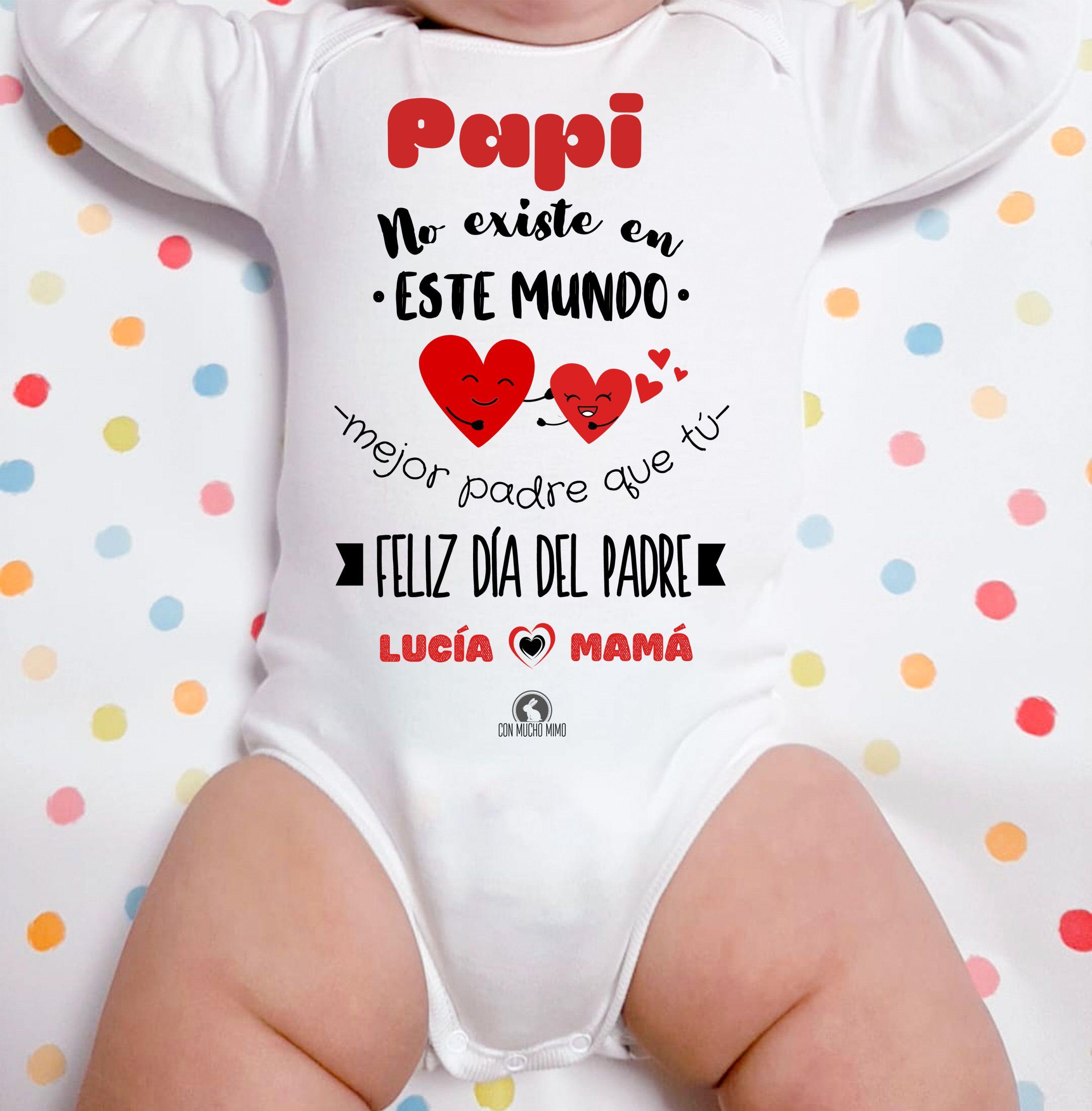 Body dia del Padre personalizado No existe en este mundo mejor Padre