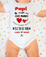 Cargar imagen en el visor de la galería, Body día del Padre personalizado &quot;No existe en este mundo mejor Padre que tú&quot; - Con Mucho Mimo