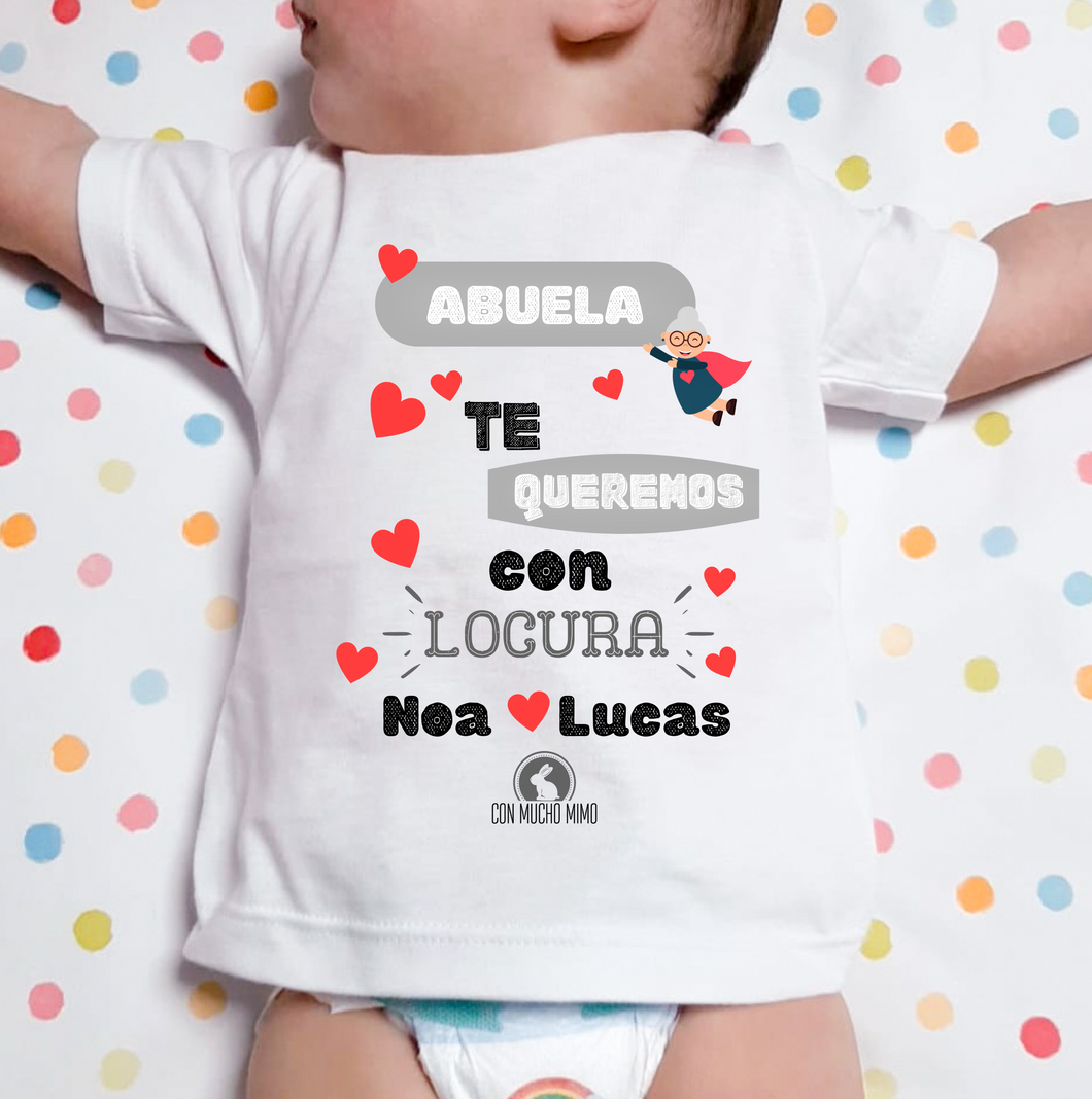 camiseta personalizada abuela Con Mucho Mimo