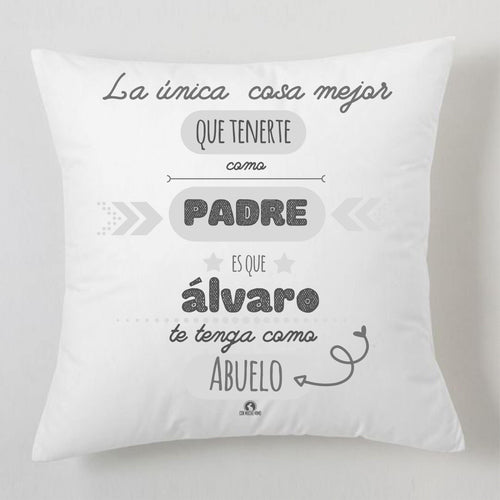 Cojín/ Almohada Padre - Con Mucho Mimo