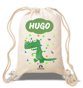 Saco/Mochila infantil Tipo Lino - Con Mucho Mimo