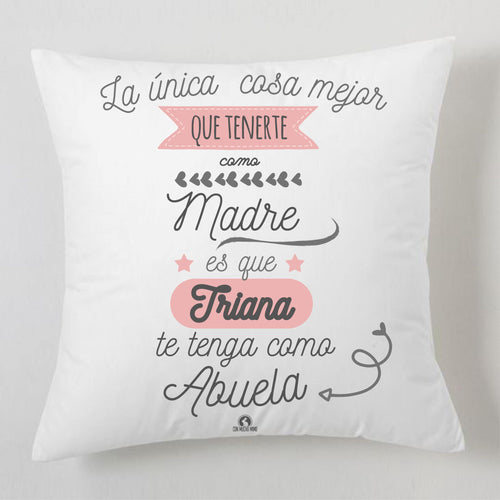 NUEVO! Cojín/ Almohada Mamá Lo Único mejor - Con Mucho Mimo