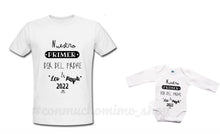 Cargar imagen en el visor de la galería, Nuevo!! Pack Camiseta Papá + Body Bebé Primer Día del Padre