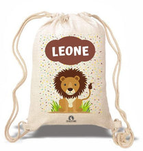 Cargar imagen en el visor de la galería, Saco/Mochila infantil Tipo Lino - Leon