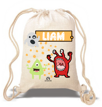 Cargar imagen en el visor de la galería, Saco/Mochila infantil Tipo Lino - Con Mucho Mimo
