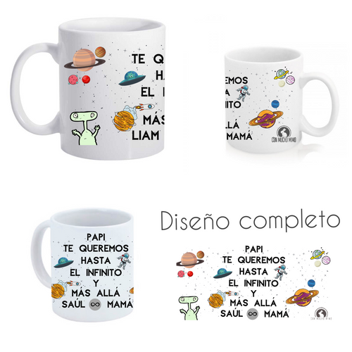 Taza Infinito personalizada - Con Mucho Mimo