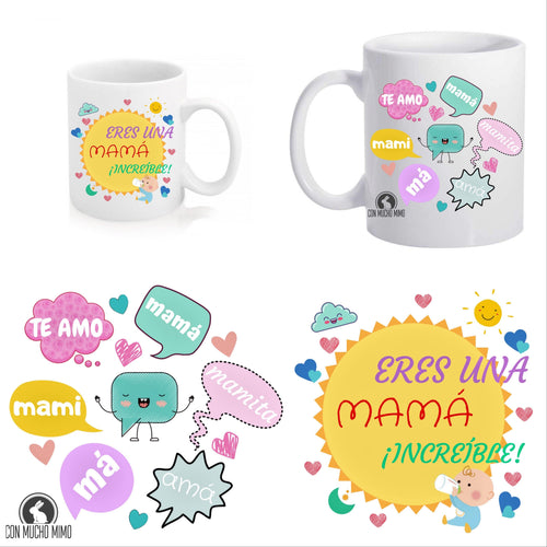 taza mamá increible - Con Mucho Mimo